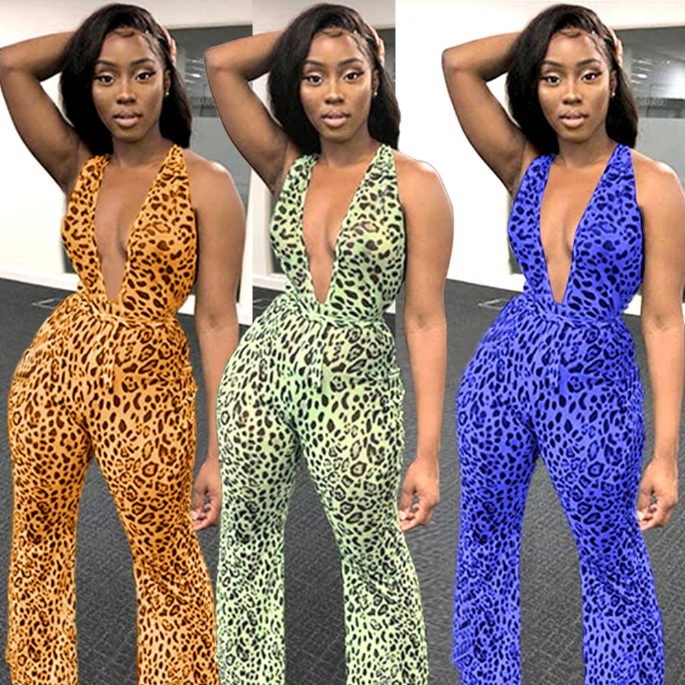 sexy jumpsuit women Casual Rompers print leopard winter jumpsuit femal –  Gaping Account